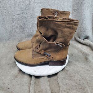 Sam Edelman Shoes Womens Size 9 Ridge Brown Leather Ankle Boots